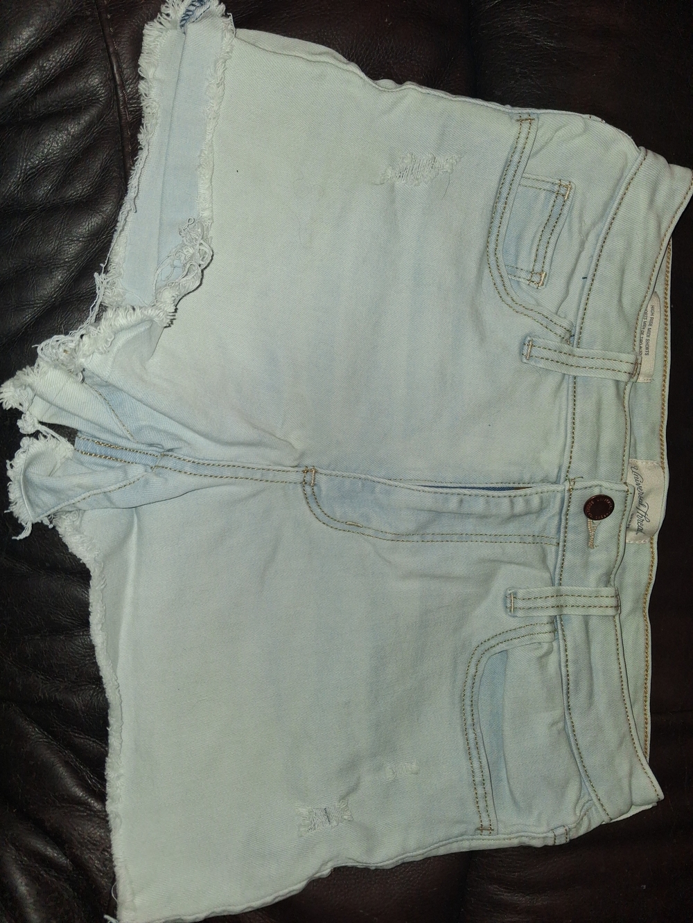 Universal Thread Light Blue Distressed Denim Shorts